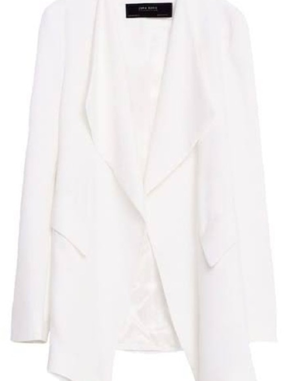 Zara Draped Open Blazer
